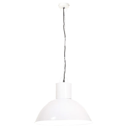 Taklampa Hänglampa 25 W vit rund 48 cm E27