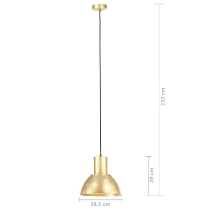 Taklampa Hänglampa 25 W mässing rund 28,5 cm E27