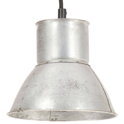 Taklampa Hänglampa 25 W silver rund 17 cm E27