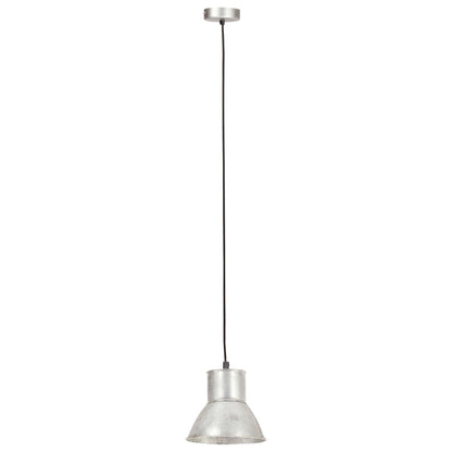 Taklampa Hänglampa 25 W silver rund 17 cm E27