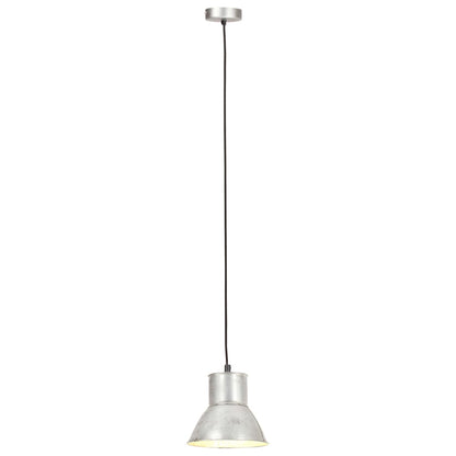 Taklampa Hänglampa 25 W silver rund 17 cm E27