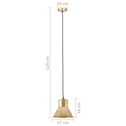 Taklampa Hänglampa 25 W mässing rund 17 cm E27