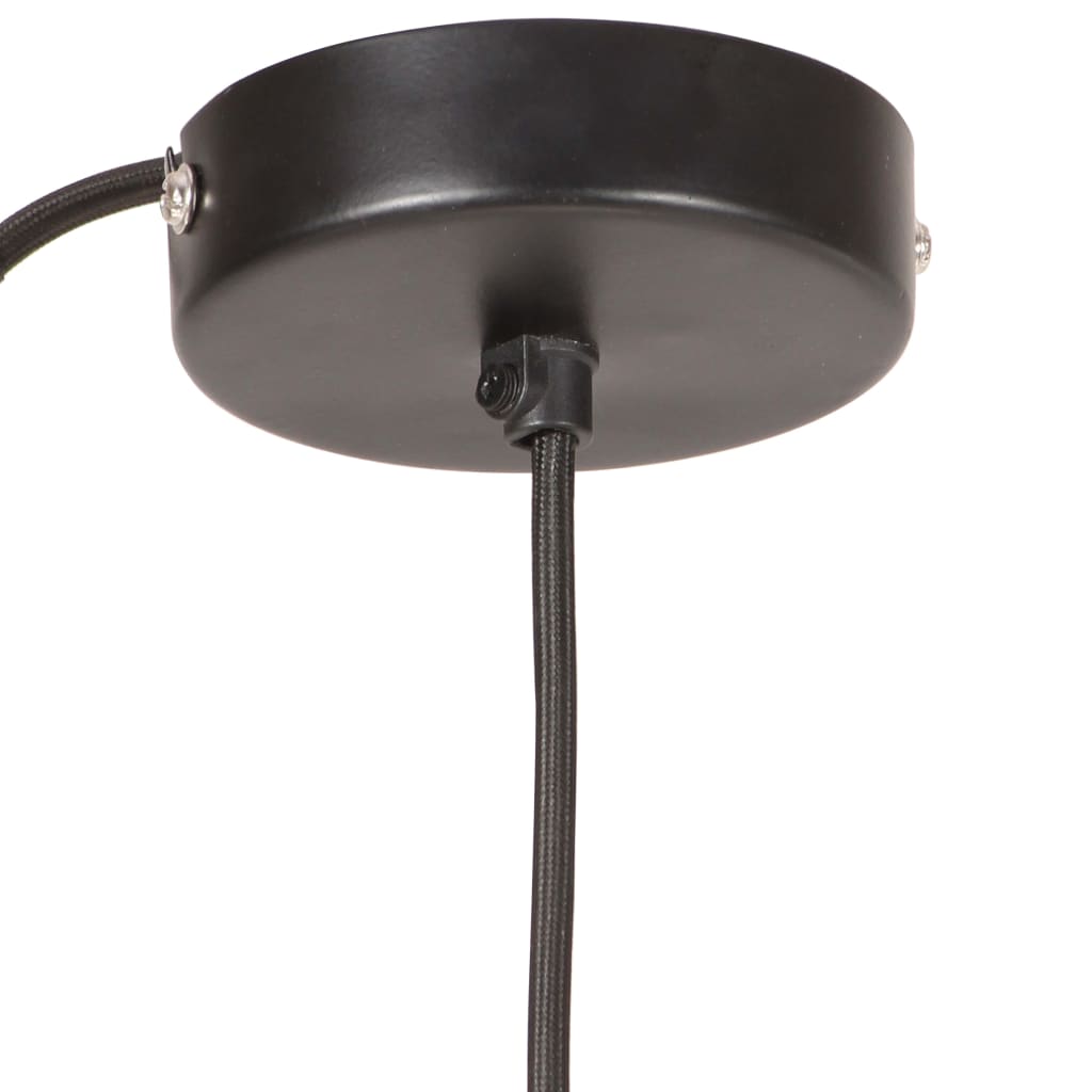 Taklampa Hänglampa industriell 25 W svart rund 17 cm E27