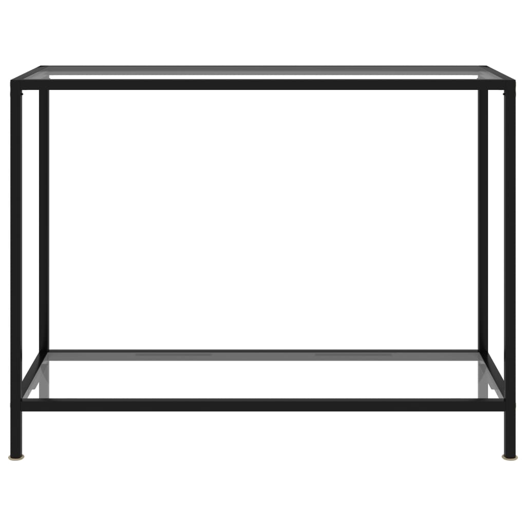 Avlastningsbord Konsollbord DIV. transparent 100x35x75 cm härdat glas