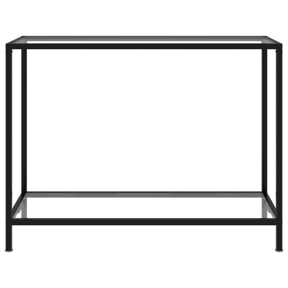 Avlastningsbord Konsollbord DIV. transparent 100x35x75 cm härdat glas