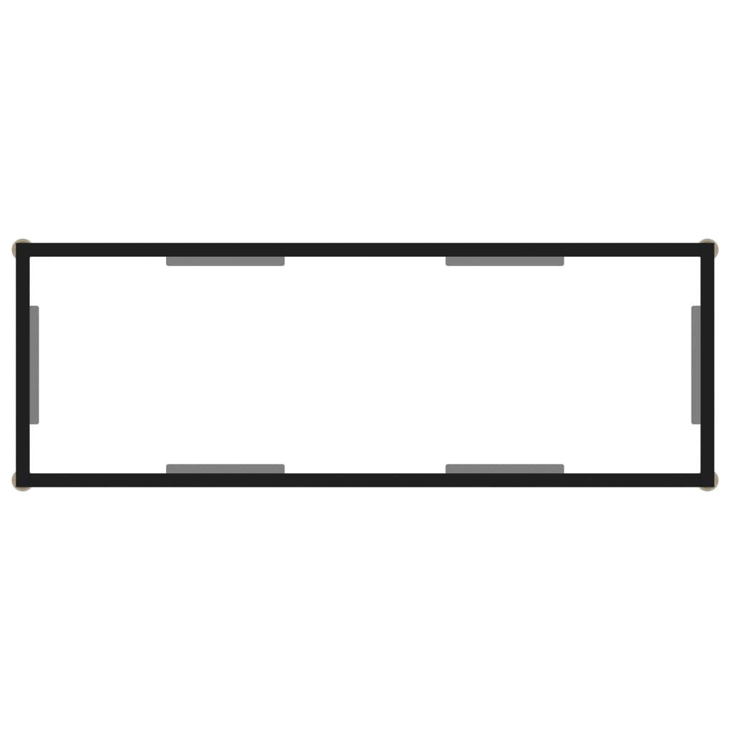 Avlastningsbord Konsollbord DIV. transparent 100x35x75 cm härdat glas