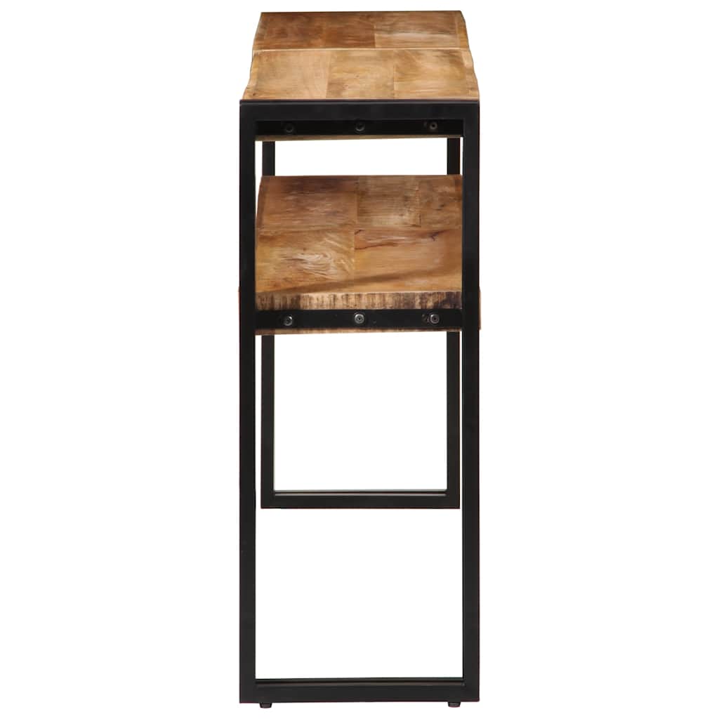 Avlastningsbord Konsollbord Trä 150x30x75 cm grovt mangoträ