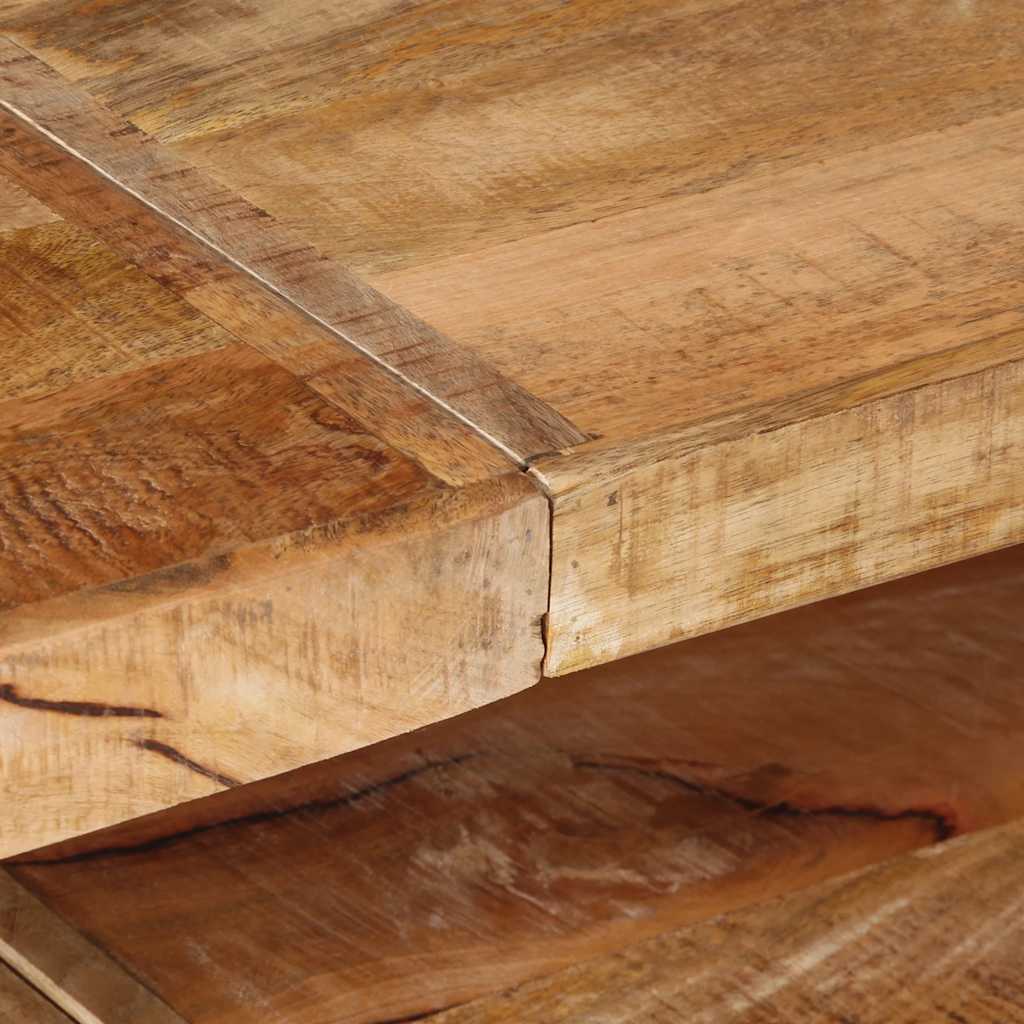 Avlastningsbord Konsollbord Trä 150x30x75 cm grovt mangoträ