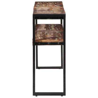 Avlastningsbord Konsollbord Trä 150x30x75 cm massivt återvunnet trä