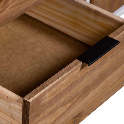 Sidobord Trä New York 130.6 x 43 x 73.6 cm Massiv furu