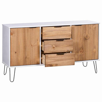 Sidobord Trä New York 130.6 x 43 x 73.6 cm Massiv furu