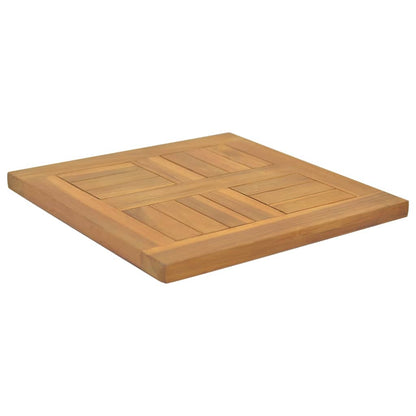 Bordsskiva massiv teak Fyrkantig 40x40x2,5 cm