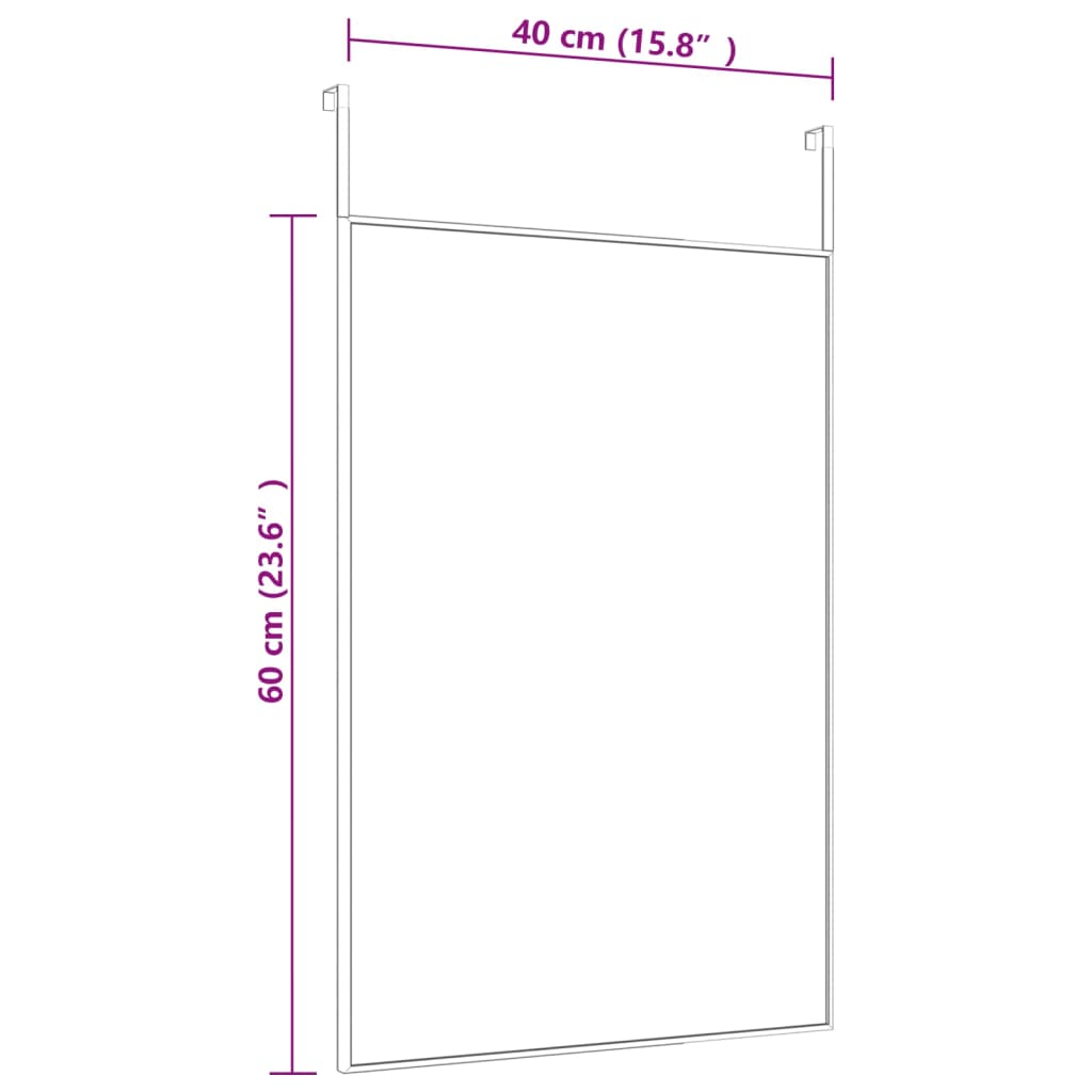 Seinäpeili Ulkotaustapeili kultaa 40x60 cm lasia ja alumiinia