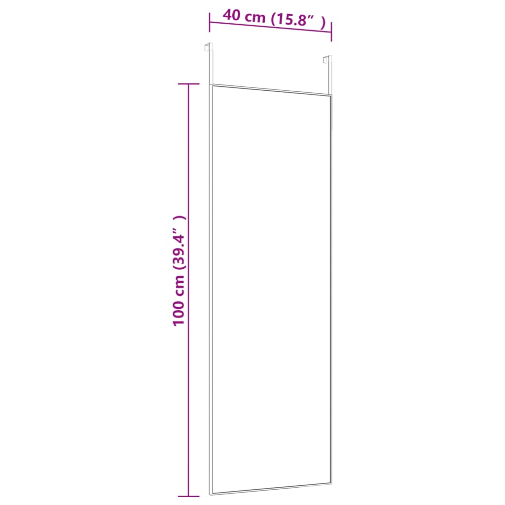 Seinäpeili Ulkotaustapeili kultaa 40x100 cm lasia ja alumiinia