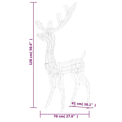 Joulukoristeita Ulkovalaistus puhdas akryyli 140 LED 120 cm lämmin valkoinen