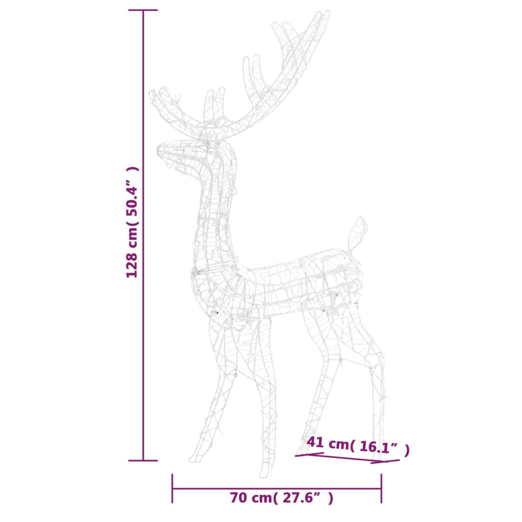 Joulukoristeet Ulkovalaistus puhdas akryyli 140 LED 120 cm sininen