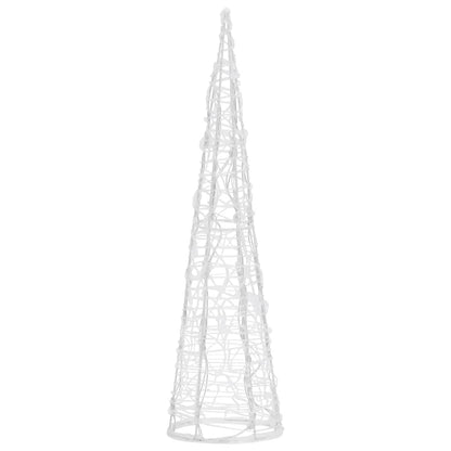 Julgran Utomhus Ljuskon LED pyramid akryl varmvit 60 cm