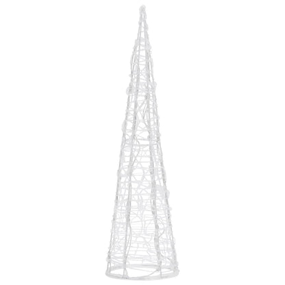 Julgran Utomhus Ljuskon LED pyramid akryl flerfärgad 60 cm