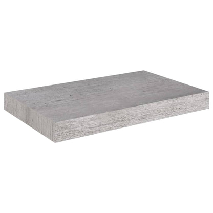 Seinähylly betonin harmaa neste kelluva 40x23x3,8 cm