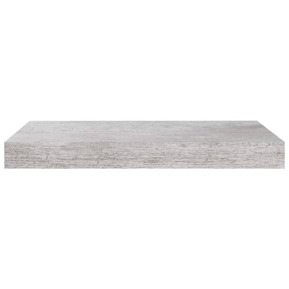 Seinähylly betonin harmaa kelluva kelluva 40x23x3,8 cm 4 kpl