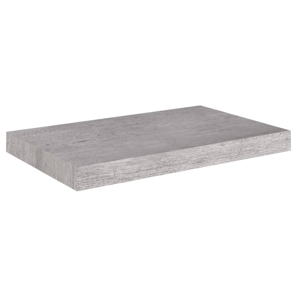 Seinähylly betonin harmaa neste kelluva 50x23x3,8 cm