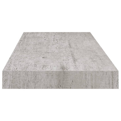 Seinähylly betonin harmaa neste kelluva 60x23,5x3,8 cm