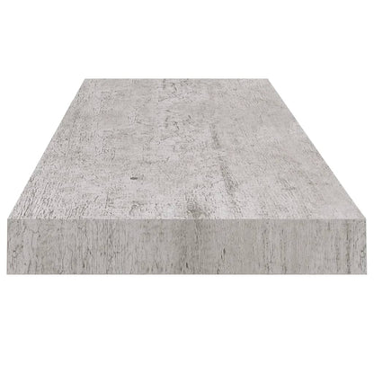 Seinähylly betonin harmaa neste kelluva 80x23,5x3,8 cm