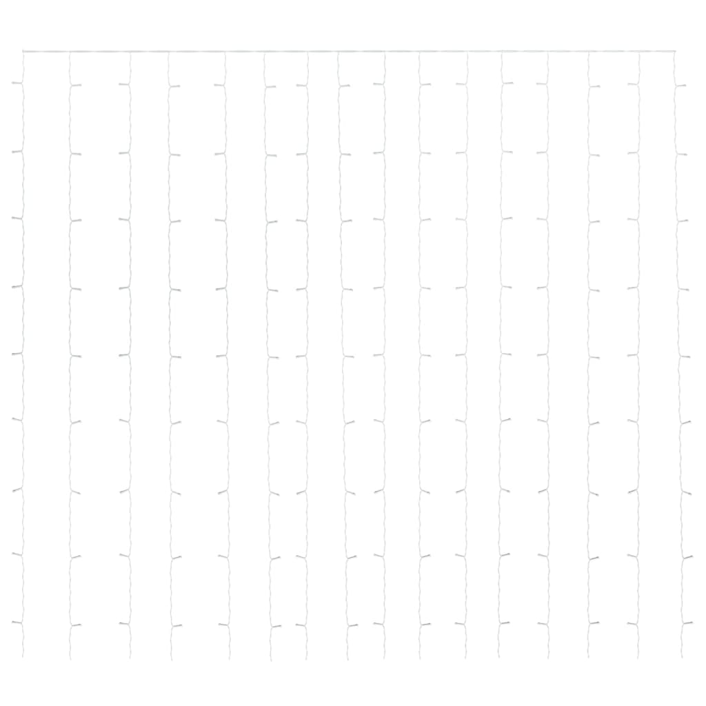 Joulukoristeita Ulkovalaistus Valoverho 3x3 m 300 LEDiä kylmä valkoinen 8 toimintoa