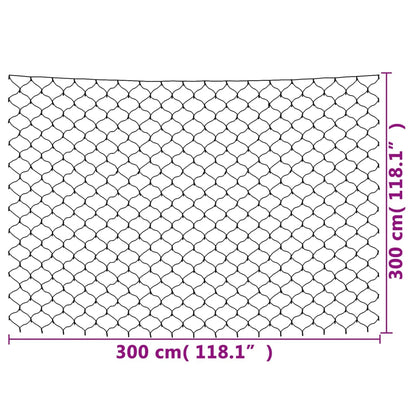 Joulukoristeita Ulkovalaistus Valoristikko lämmin valkoinen 3x3 m 306 LED sisällä/ulkopuolella