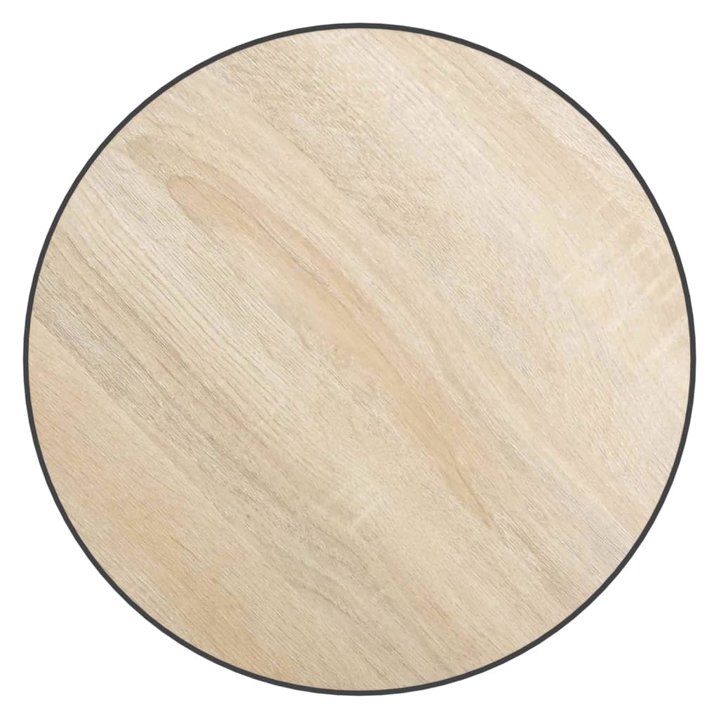 Sivupöytä Teepöytä sonoma tammi Ø35 cm MDF