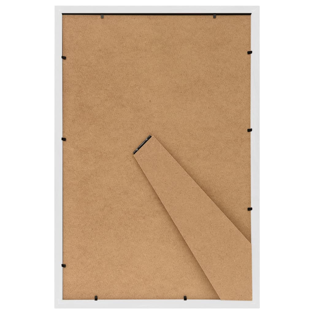 Fotoram för bord vit 10x15 cm MDF 3 st