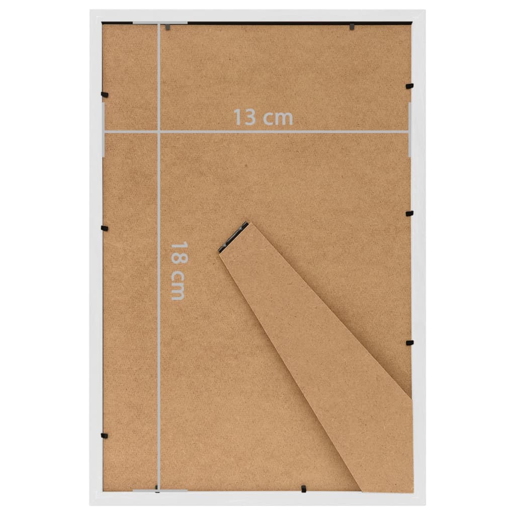 Fotoram för bord vit 13x18 cm MDF 3 st