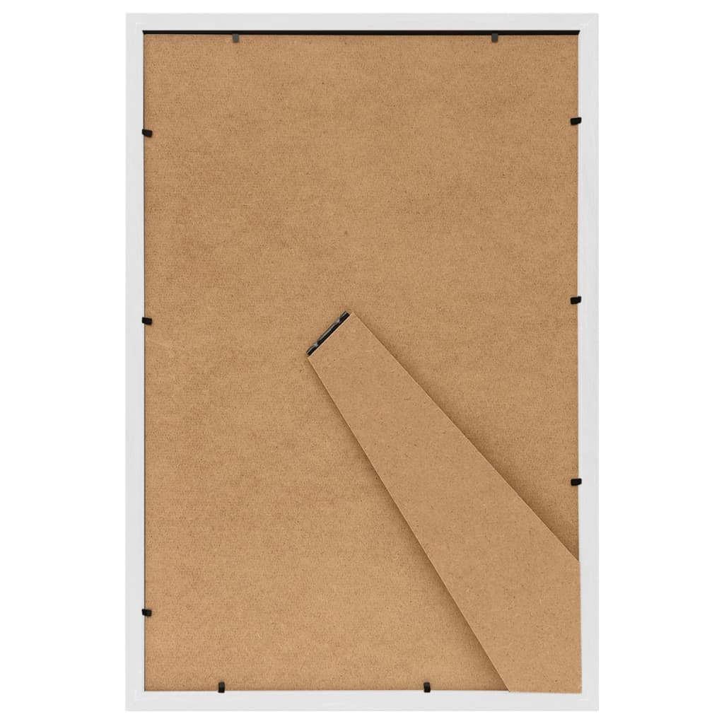 Fotoram för bord vit 13x18 cm MDF 5 st