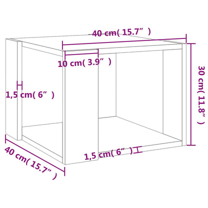 Soffbord sonoma ek 40x40x30 cm