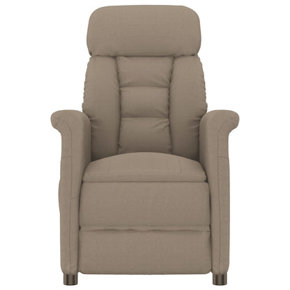 Electric Massage nojatuoli Recliner taupe keinomokka