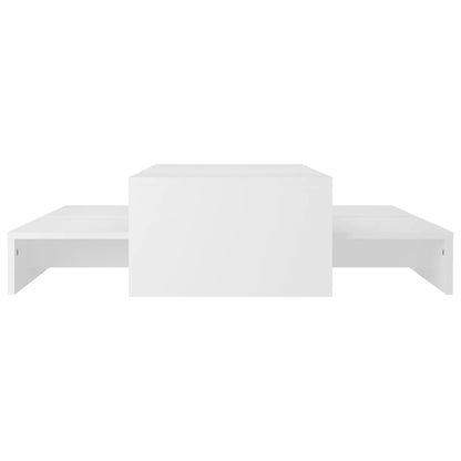 Soffbord vit Satsbord 100x100x26,5 cm 3 st