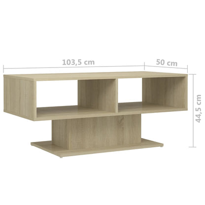 Soffbord sonoma ek 103,5x50x44,5 cm