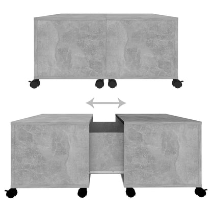 Soffbord Betonggrå 75x75x38 cm