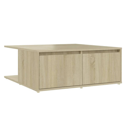 Soffbord sonoma ek 80x80x31 cm