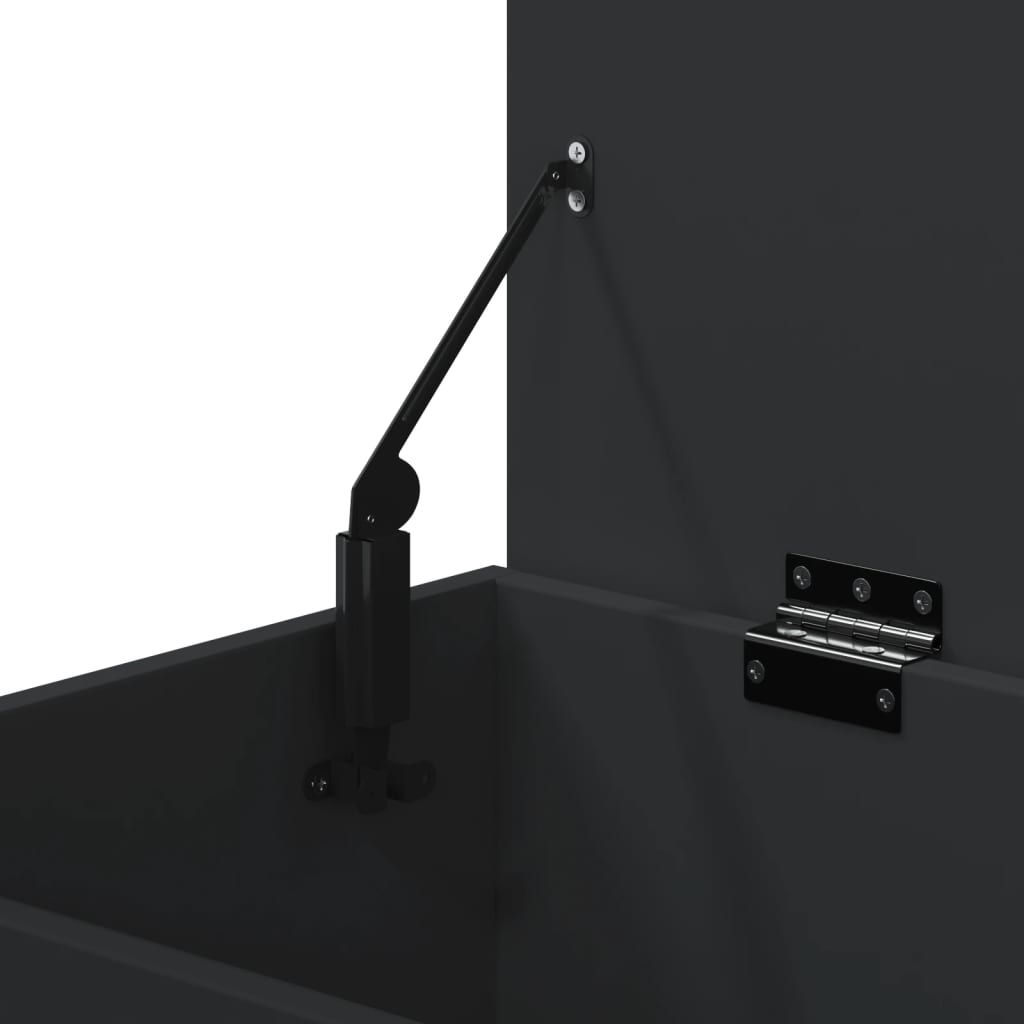 Förvaringskista Svart 84x42x46 cm