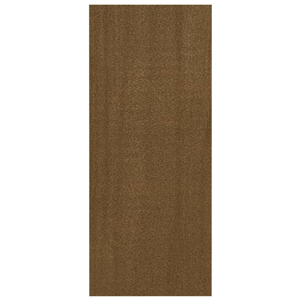 Bokhylla brun 40x30x71,5 cm massiv furu