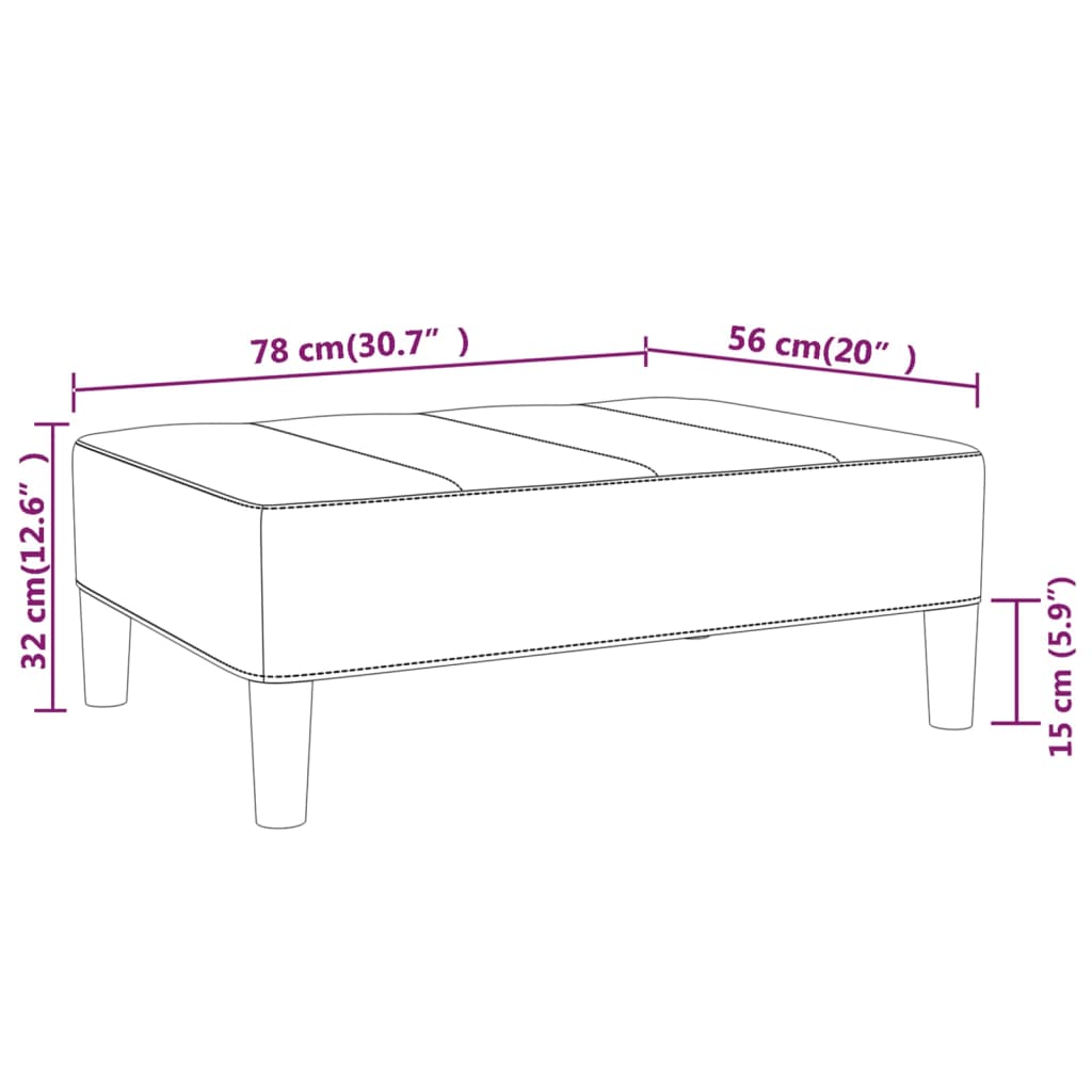 Rakkaus ruskea 78x56x32 cm kangas