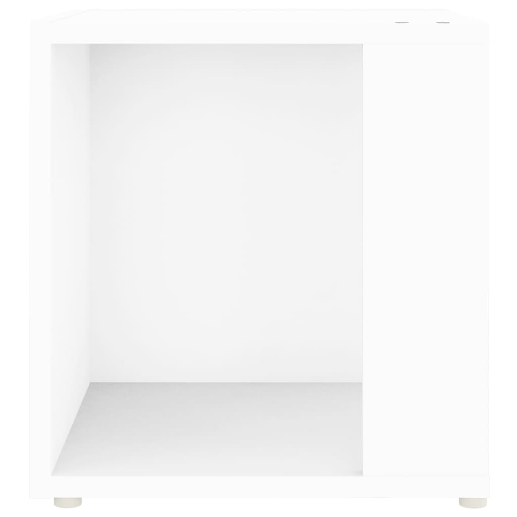 Sidobord vit 33x33x34,5 cm