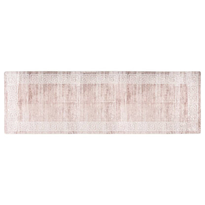 Pestävä lattiamatto 80x300 cm beige liukumaton