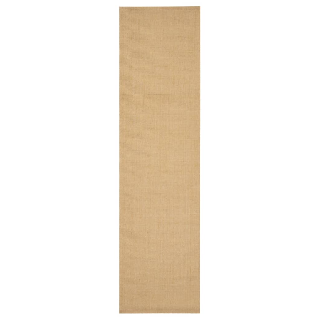 Golvmatta naturlig sisal 66x250 cm