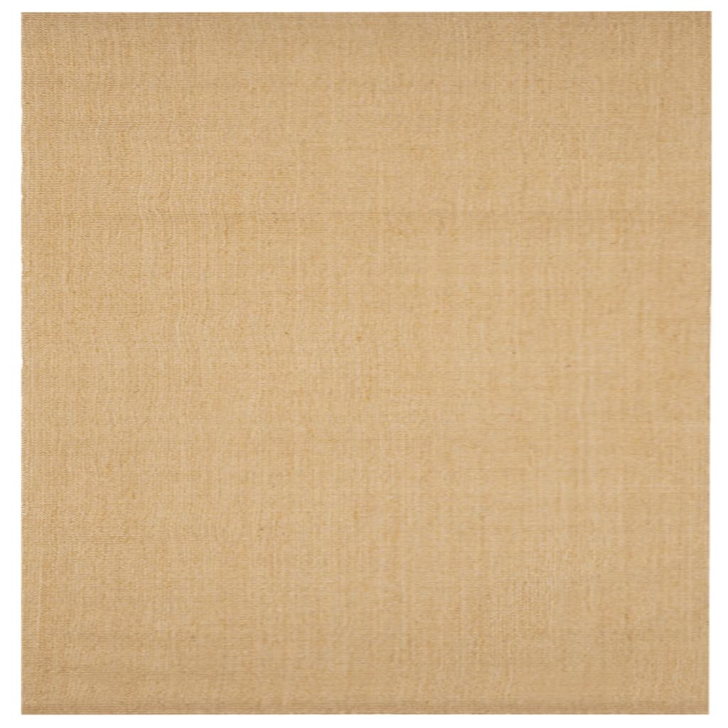 Golvmatta naturlig sisal 100x100 cm