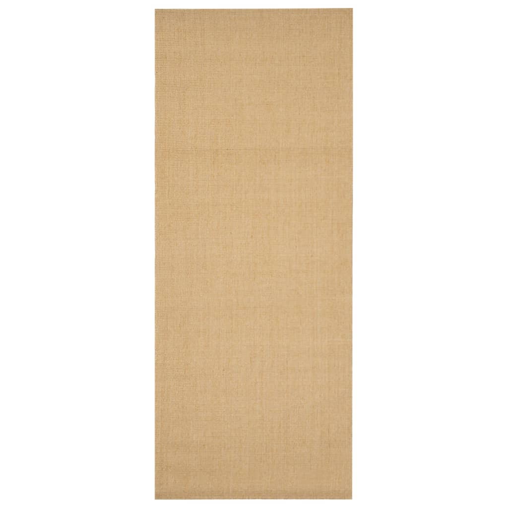 Golvmatta naturlig sisal 100x250 cm