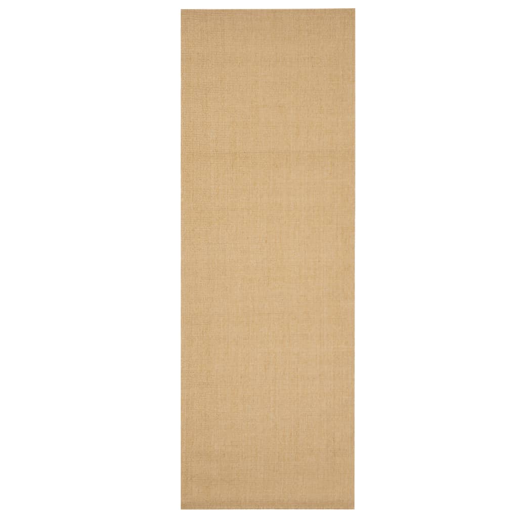 Golvmatta naturlig sisal 100x300 cm