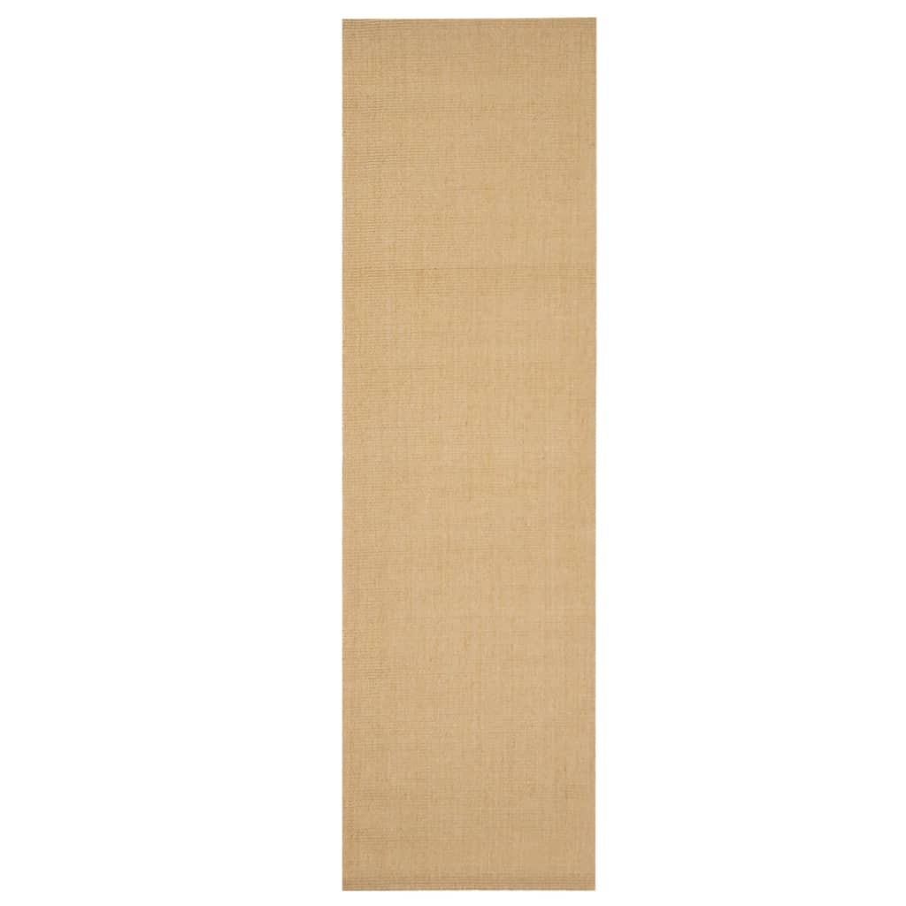 Golvmatta naturlig sisal 100x350 cm