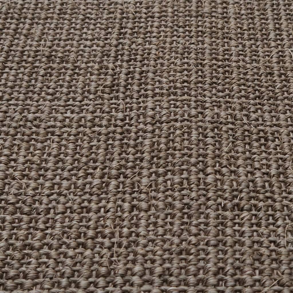 Golvmatta naturlig sisal 66x150 cm brun